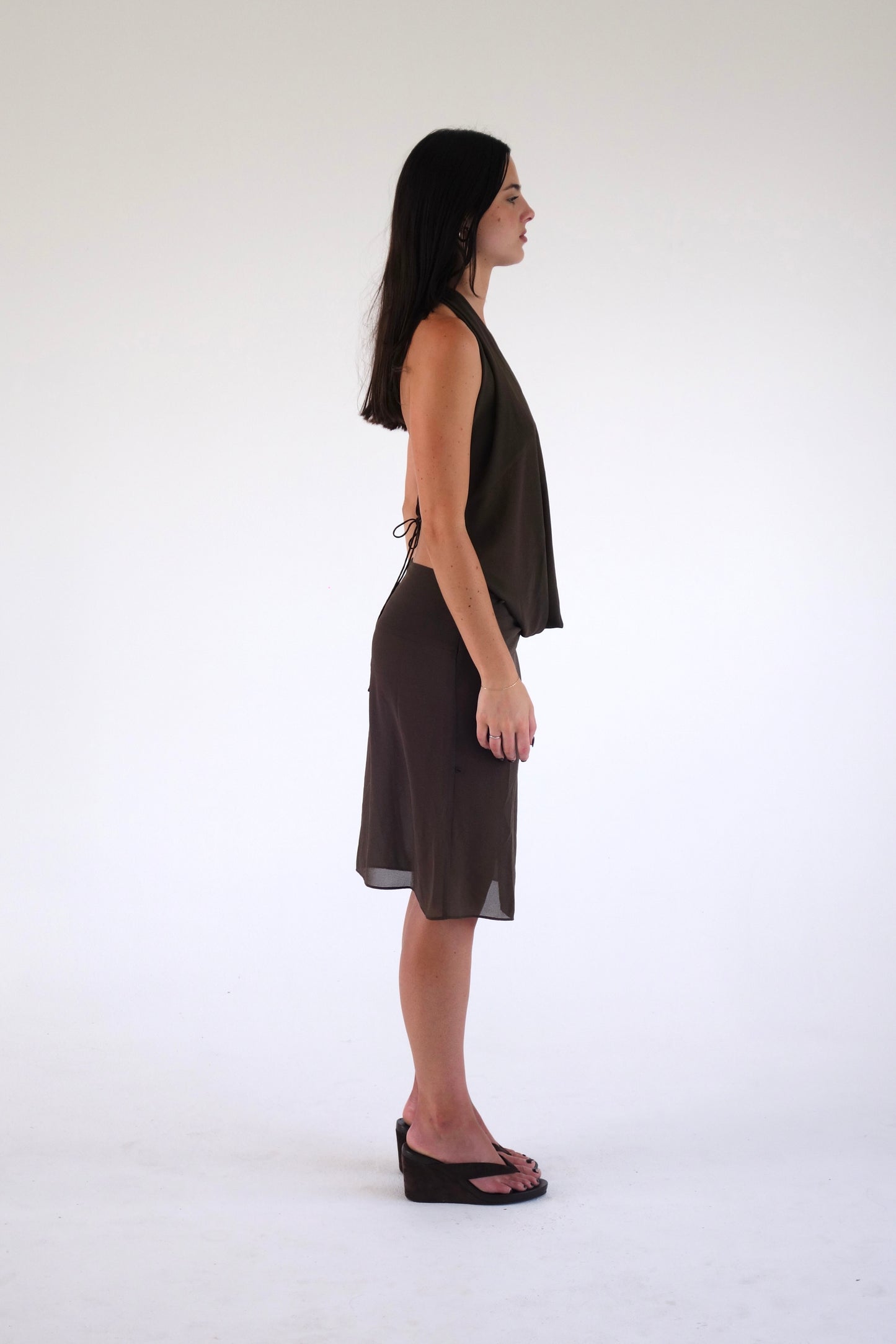 Leila Skirt in Cocoa