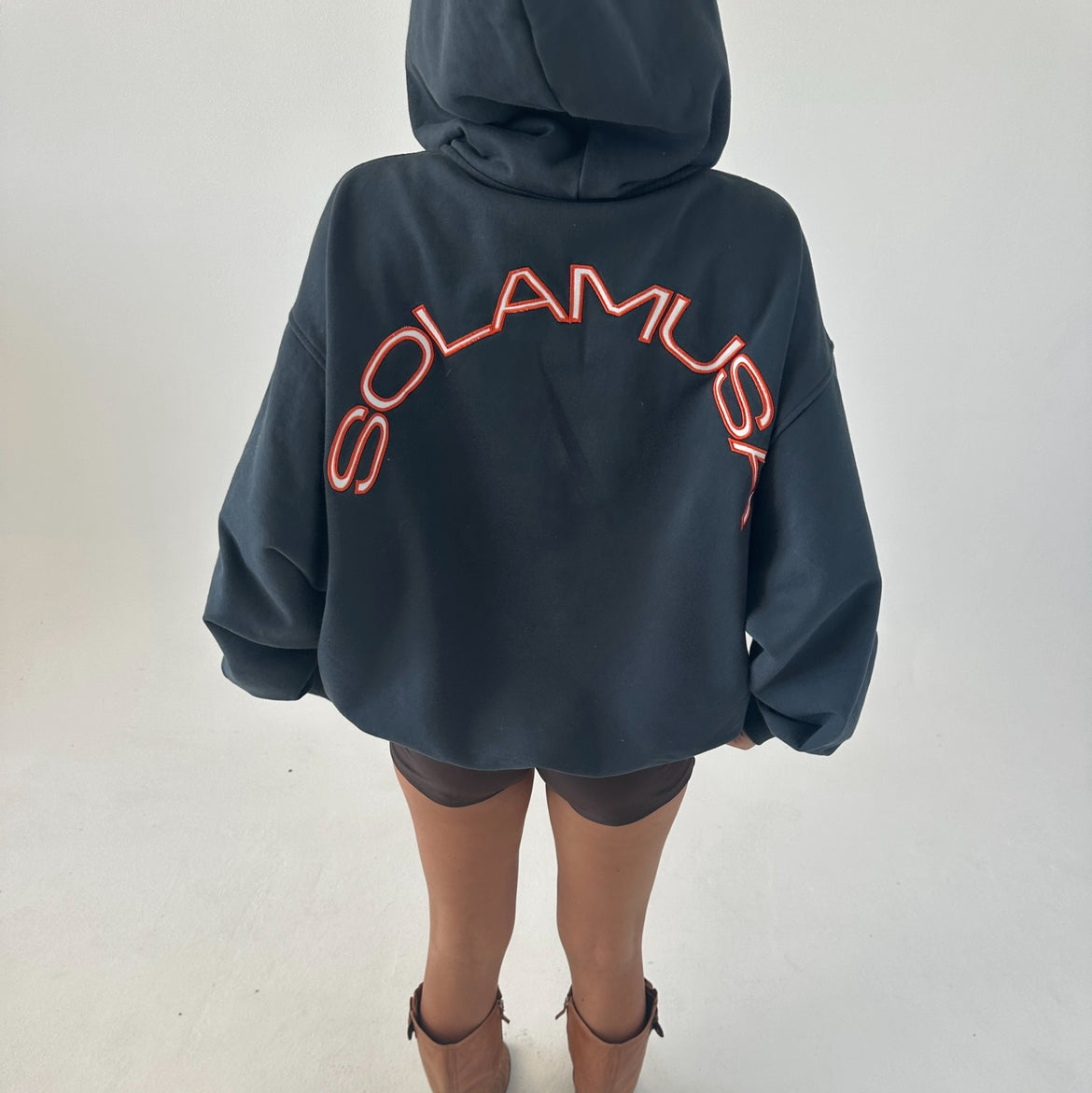 SEVENTY SEVEN GREY HOODIE