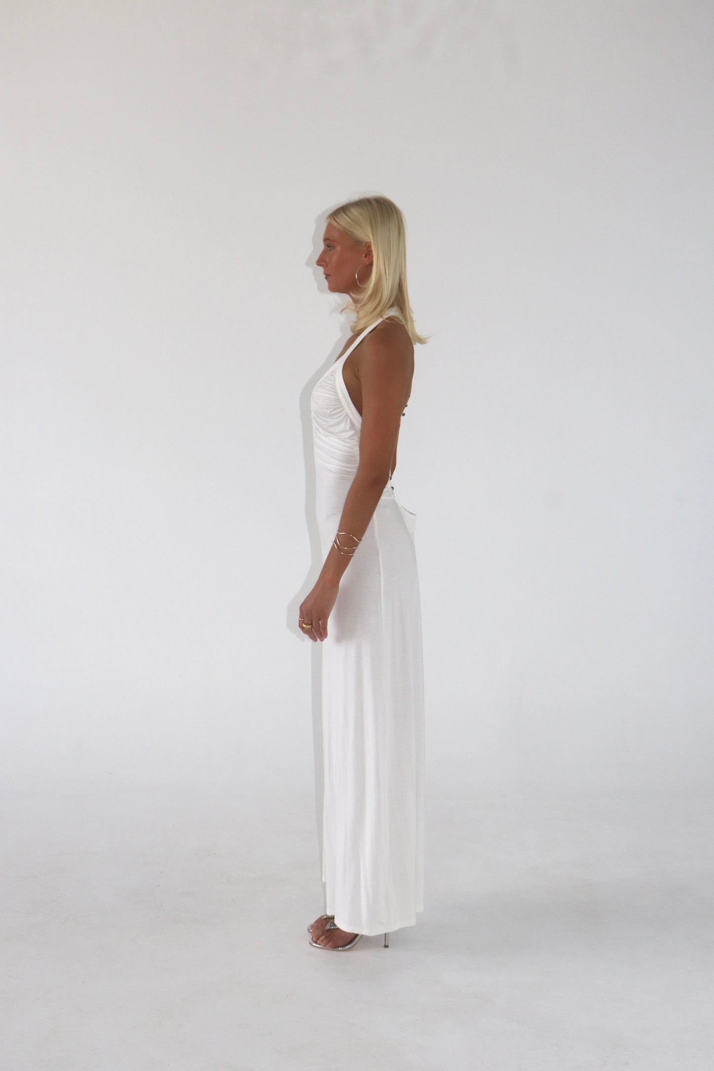 Angelina Maxi in White