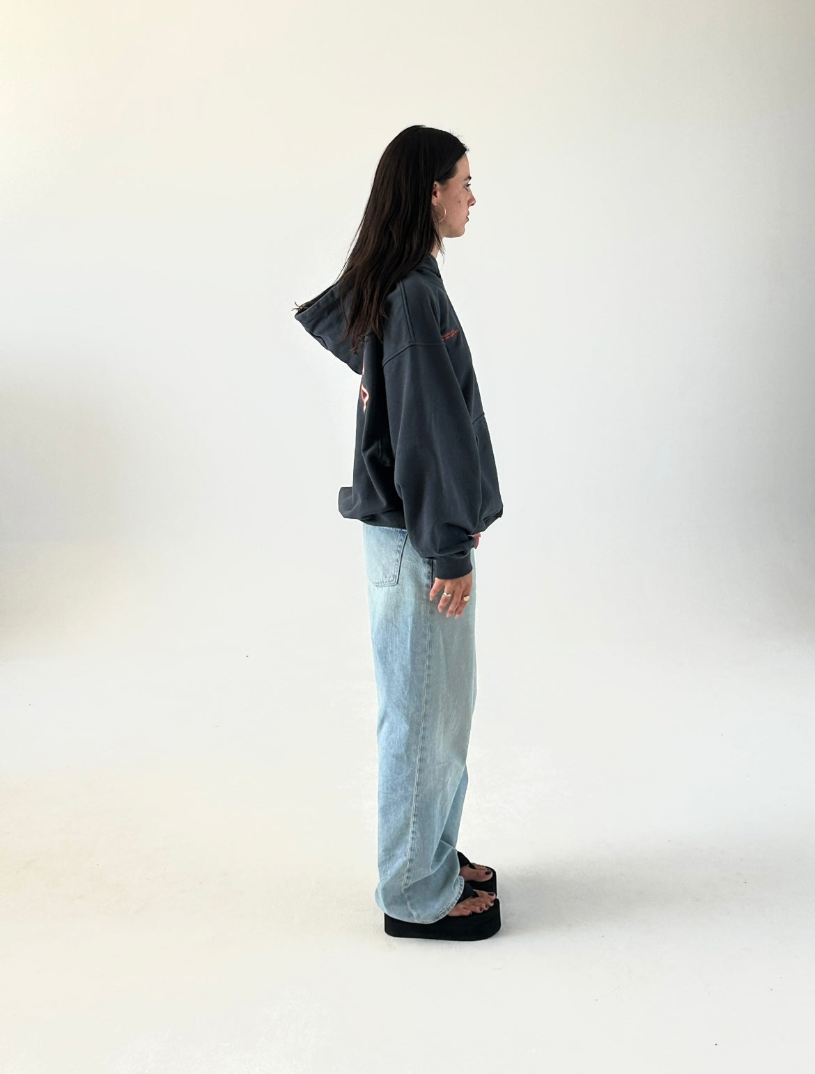 SEVENTY SEVEN GREY HOODIE