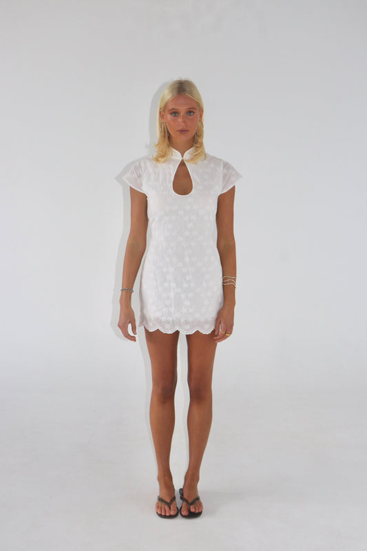 Laney Mini in White Eyelet