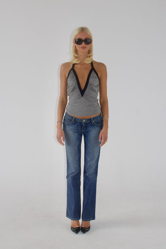 Angelina Top in Grey