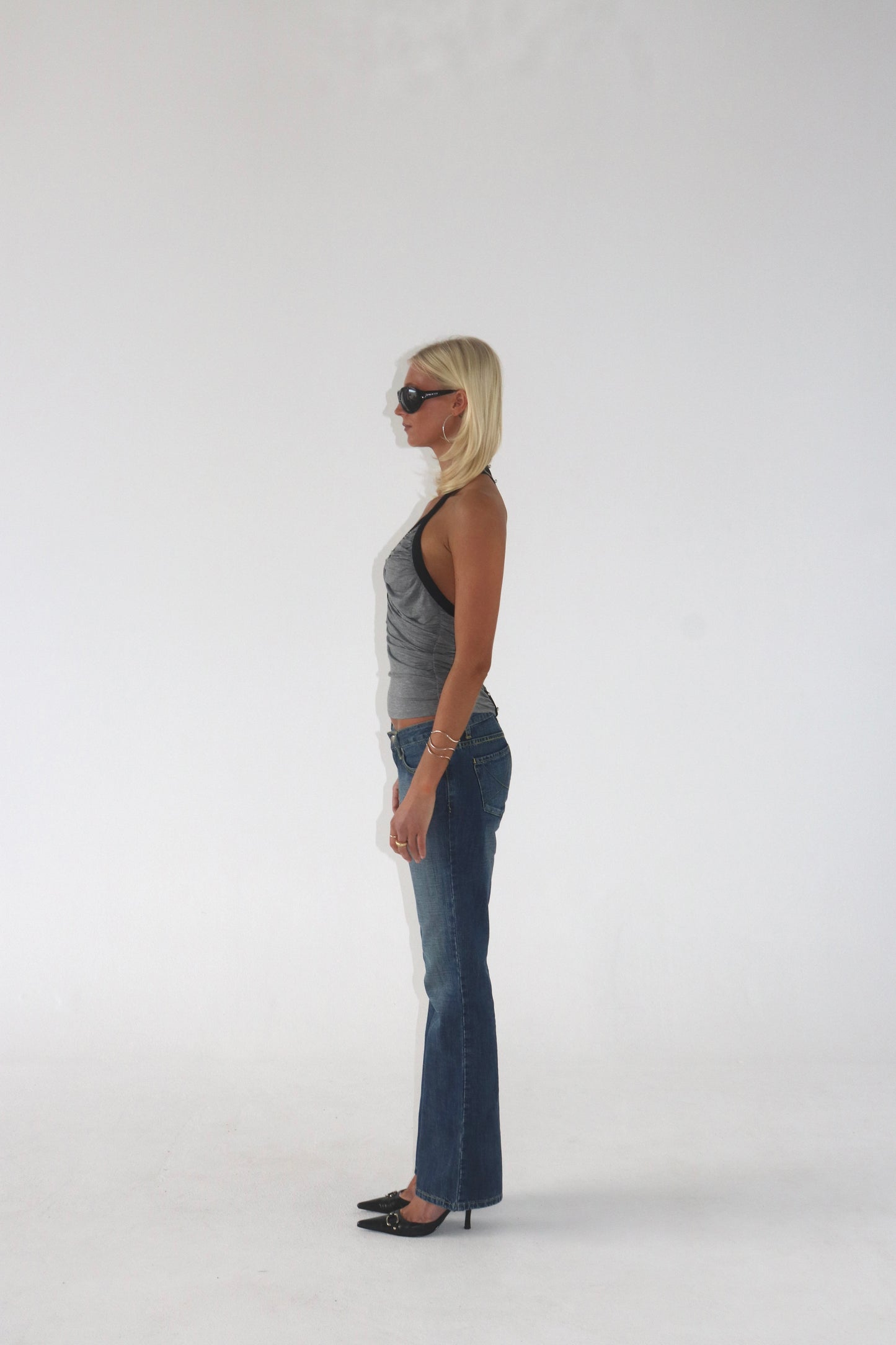 Angelina Top in Grey
