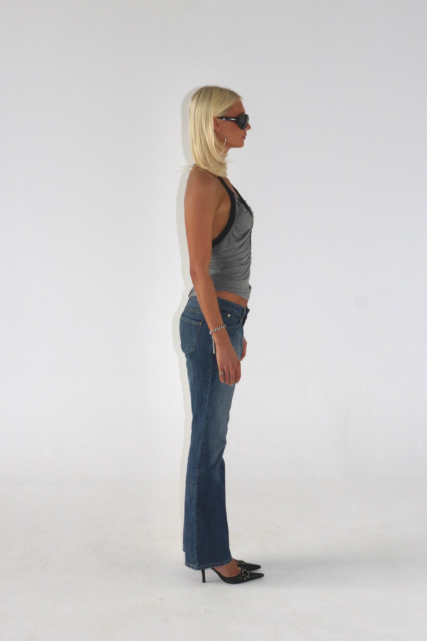 Angelina Top in Grey