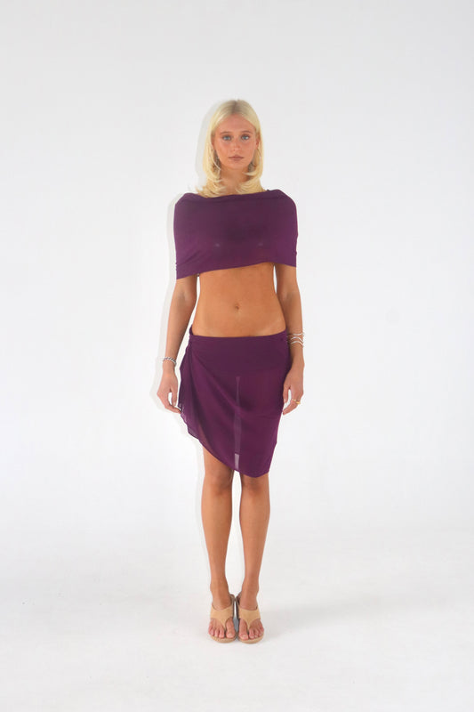Leila Skirt in Purple