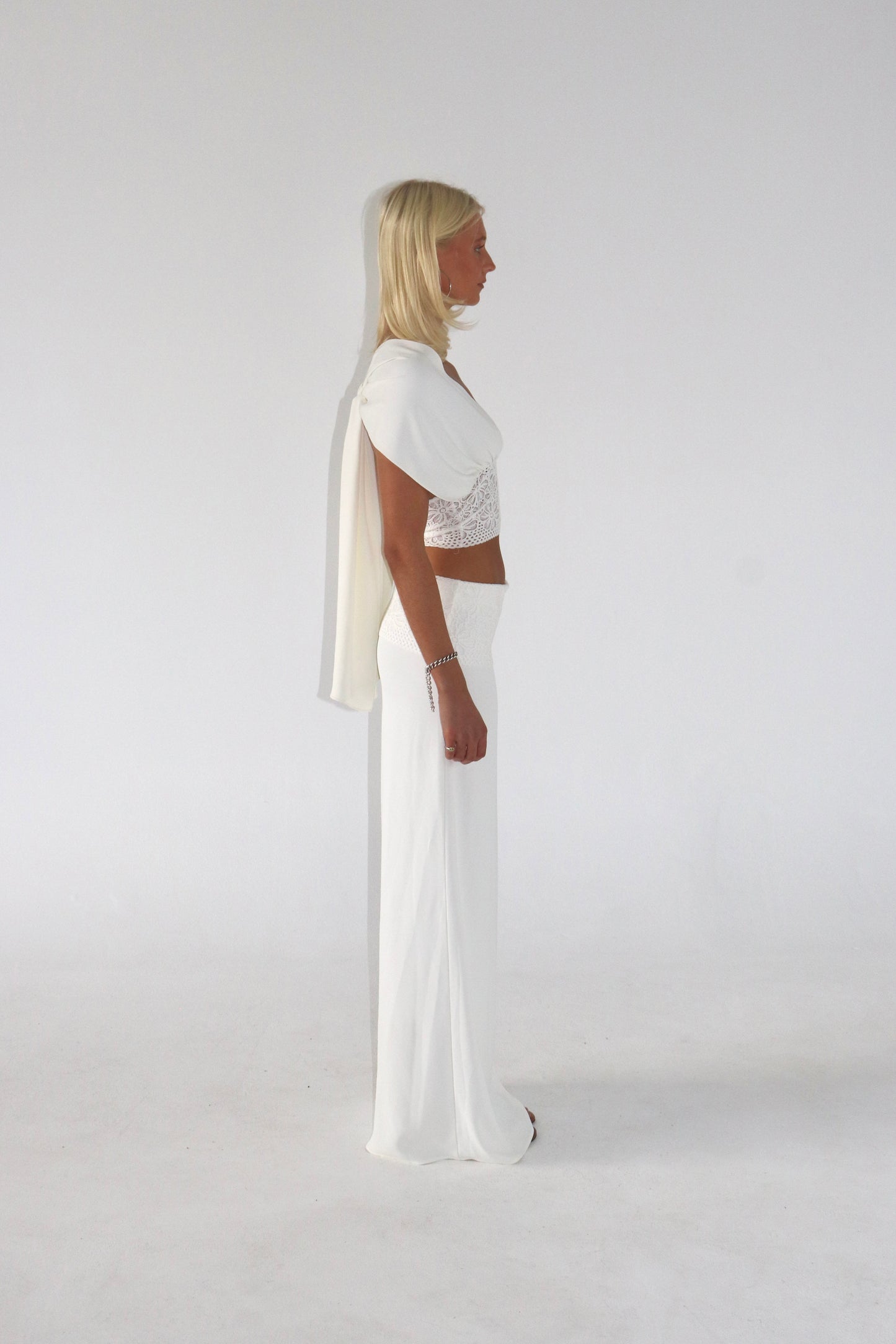 Isla Skirt in White